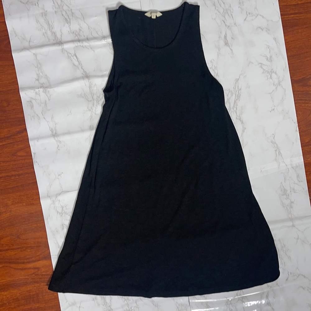 Madewell high point black tank dress medium - Picture 3 of 9